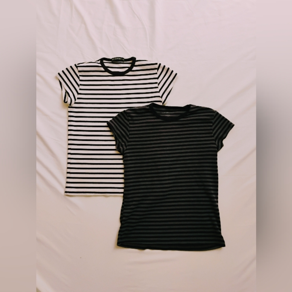 Brandy Melville striped tops, set of two